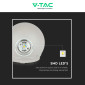 Immagine 7 - V-Tac VT-836 Lampada LED da Muro 4W Wall Light IP65 Applique con 2 LED SMD Forma Rotonda Colore Grigio - SKU 218305 / 218306