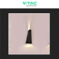 Immagine 6 - V-Tac VT-826 Lampada LED da Muro 4W Wall Light SMD Applique IP65 Colore Nero - SKU 218297 / 218298