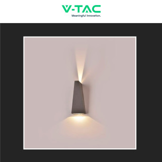 VT-826 Lampada LED da Muro 4W SMD IP65 Colore Grigio V-Tac