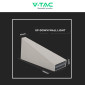Immagine 7 - V-Tac VT-826 Lampada LED da Muro 4W Wall Light SMD Applique IP65 Colore Grigio - SKU 218299 / 218300