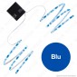 Immagine 2 - Paulmann Striscia LED Doppia Colore Blu 2x0,6W 80cm a Batterie - mod.