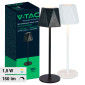 Immagine 1 - V-Tac VT-1034 Lampada LED da Tavolo 3in1 1,5W Ricaricabile Dimmerabile con Comandi Touch - SKU 10324 / 10330