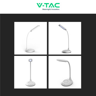 VT-7705 Lampada LED da Tavolo Multifunzione CCT 3in1 V-Tac