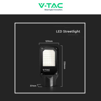 VT-15035ST Lampada Stradale LED 30W SMD Lampione IP65 V-Tac
