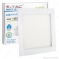 V-Tac VT-2200SQ Pannello LED Quadrato 22W da Incasso - SKU 4832 / 4831 / 4830 [TERMINATO]