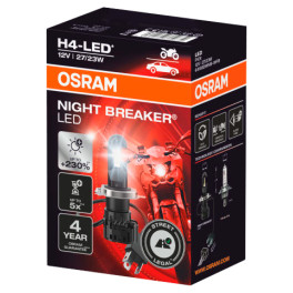 Lampadina LED Auto Night Breaker LED Plug&Play H4 12V 23/27W Osram