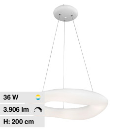VT-7605 Lampadario LED Rotondo 36W SMD CCT V-Tac Gallery