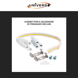 Tubo LED T5 6W SMD 30cm Linkabile in Alluminio Universo