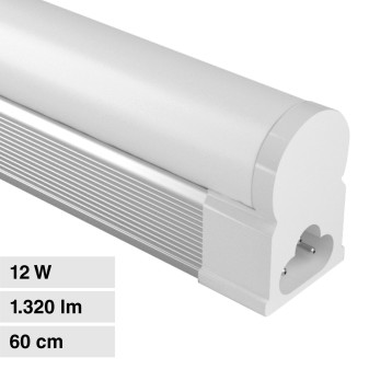 Universo Tubo LED T5 12W SMD Lampadina 60cm Plafoniera Linkabile in Alluminio...