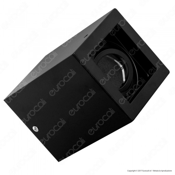 V-Tac VT-797 Portafaretto Orientabile Quadrato Nero da Soffitto per V-Tac VT-797 Portafaretto Orientabile Quadrato Nero da Soffitto per