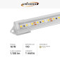 Immagine 2 - Universo Striscia LED Rigida 10W SMD Monocolore 120 LED/m 12V in Alluminio - Barra da 1 metro - mod. 3014-12V-1TN