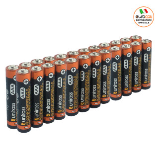 Uniross Pile Alcaline Industrial AAA LR03 Ministilo 1,5V 480 Batterie