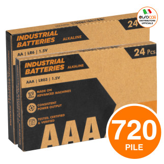 Uniross Industrial 360 Stilo AA LR6 1,5 V + 360 Ministilo AAA LR03 1,5 V - 720 Batterie