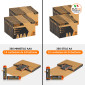 Immagine 2 - Uniross Industrial Pile Alcaline 360 Stilo AA / LR6 / 1,5 V + 360 Ministilo AAA / LR03 / 1,5 V - 720 Batterie