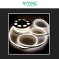Immagine 8 - V-Tac VT-555 LED Neon Flex 10W/M 24V Impermeabile - Bobina da 10 metri - SKU 2513 / 2514 / 2512