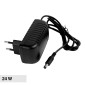 Immagine 1 - Universo Alimentatore 24W 12V IP44 Plug&Play con Jack 2.1 Colore Nero - mod. S-2A-12V-N