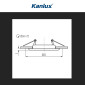 Immagine 6 - Kanlux ARGUS II CT-2114-W Portafaretto Rotondo da Incasso con Portalampada per Lampadine GU10 - mod. 37156