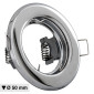 Kanlux ARGUS II CT-2114-C Portafaretto Rotondo da Incasso con Portalampada per Lampadine GU10 - mod. 37152