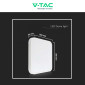 Immagine 9 - V-Tac VT-8618 Plafoniera LED Quadrata 18W SMD IP44 Colore Bianco - SKU 76241 / 76251 / 76261