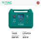 Immagine 2 - V-Tac VT-303N Accumulatore Portatile LiFePO4 288Wh 300W Ricaricabile Compatibile Sistema Fotovoltaico Portatile - SKU 11625