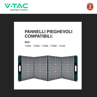 VT-606 Accumulatore Portatile al Litio 568Wh 500W V-Tac