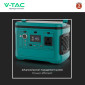Immagine 9 - V-Tac VT-606 Accumulatore Portatile al Litio 568Wh 500W Ricaricabile Compatibile con Sistema Fotovoltaico Portatile - SKU 11442