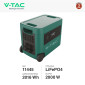 Immagine 2 - V-Tac VT-2002 Accumulatore Portatile LiFePO4 2016Wh 2000W Ricaricabile Compatibile Sistema Fotovoltaico Portatile - SKU 11445