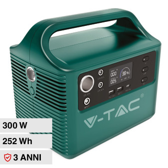 V-Tac VT-303 Accumulatore Portatile al Litio 252Wh 300W Ricaricabile...