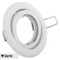 Immagine 1 - Kanlux ARGUS II CT-2115-W Portafaretto Rotondo Orientabile da Incasso con Portalampada per Lampadine GU10 - mod. 37163