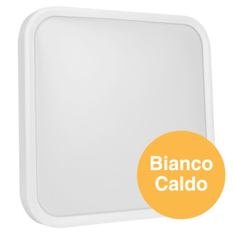 VT-8624 Plafoniera LED Quadrata 24W SMD IP44 Colore Bianco V-Tac