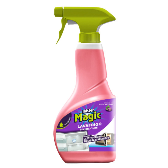 Mister Magic Lavafrigo e Microonde Detergente Spray - Flacone da 500ml Mister Magic Lavafrigo e Microonde Detergente Spray - Flacone da 500ml