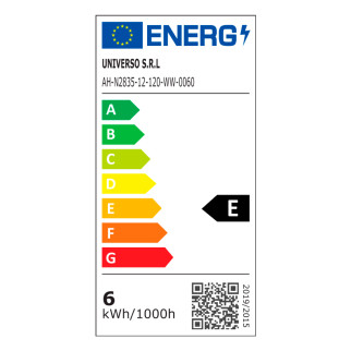 Striscia LED Rigida 6W SMD 120 LED/m 12V in Alluminio 60cm Universo