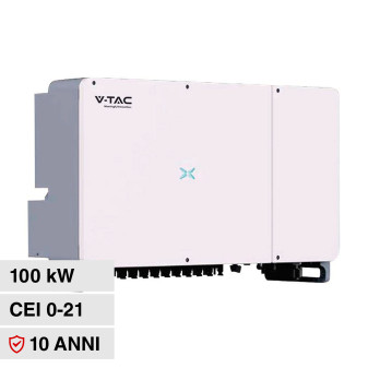 V-Tac VT-6607100 Inverter On Grid 100kW Trifase IP66 per Impianto...