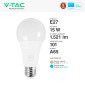 Immagine 4 - V-Tac Pro VT-21015 Lampadina LED E27 15W Goccia A65 SMD Chip Samsung - SKU 23212 / 23213