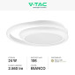 Immagine 2 - V-Tac VT-7783 Plafoniera LED Rotonda 24W SMD in Metallo Colore Bianco - SKU 6995