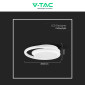 Immagine 6 - V-Tac VT-7783 Plafoniera LED Rotonda 24W SMD in Metallo Colore Bianco - SKU 6995
