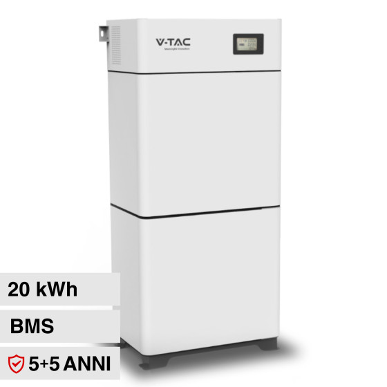 Batteria BMS LiFePO4 20kWh per Impianti Solari V-Tac Batteria BMS LiFePO4 20kWh per Impianti Solari V-Tac