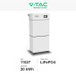 Immagine 2 - V-Tac Batteria BMS LiFePO4 20kWh per Inverter Impianto Fotovoltaico - SKU 11527