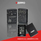 Immagine 6 - Zippo Premium Accendino a Benzina Ricaricabile ed Antivento con Fantasia Zippo Design - mod. 48908