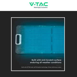 VT-10080 Pannello Fotovoltaico 80W Portatile IP67 V-Tac