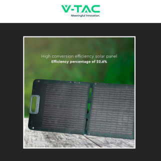 VT-10080 Pannello Fotovoltaico 80W Portatile IP67 V-Tac