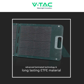 VT-10080 Pannello Fotovoltaico 80W Portatile IP67 V-Tac
