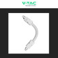 Immagine 5 - V-Tac Connettore Flessibile a 4 Poli Colore Bianco per Track Light - SKU 3560