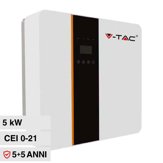 VT-6607103 Inverter 5kW Monofase Pannelli Fotovoltaici V-Tac VT-6607103 Inverter 5kW Monofase Pannelli Fotovoltaici V-Tac