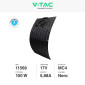 Immagine 2 - V-Tac VT-10100 Pannello Solare Fotovoltaico 100W Flessibile Portatile IP67 con Cover Protettiva - SKU 11568 [TERMINATO]