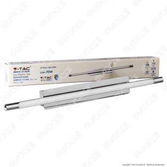 V-Tac VT-7014 Lampada da Specchio Wall Light Cromata 12W - SKU 3902