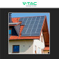 Immagine 3 - V-Tac Binario in Alluminio 200cm per Pannelli Solari Fotovoltaici - Confezione da 4 Supporti - SKU 11538