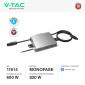 Immagine 2 - V-Tac Microinverter On Grid 600W Monofase IP67 Antenna Wi-Fi per Impianto Fotovoltaico CEI 0-21 - SKU 11614