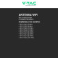 Immagine 3 - V-Tac VT-660000 Modulo Wi-Fi Antenna 2.4GHz per Controllo Inverter XG Series Impianto Fotovoltaico - SKU 11528