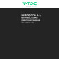 Immagine 3 - V-Tac Supporto a L per Installazione Pannelli Solari Fotovoltaici - 10 pezzi - SKU 11583